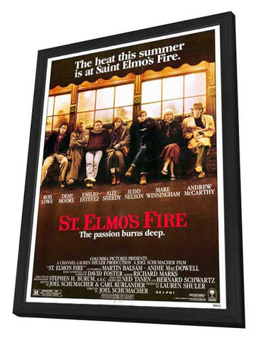 St. Elmo's Fire 11 x 17 Movie Poster - Style A - in Deluxe Aluminum Frame
