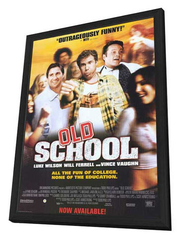 Old School 11 x 17 Movie Poster - Style B - in Deluxe Aluminum Frame