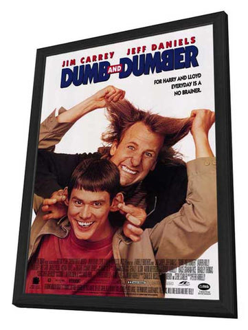 Dumb and Dumber 11 x 17 Movie Poster - Style C - in Deluxe Aluminum Frame