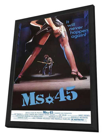 Ms. 45 11 x 17 Movie Poster - Style A - in Deluxe Aluminum Frame