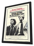 All the President's Men 11 x 17 Movie Poster - Style A - in Deluxe Aluminum Frame