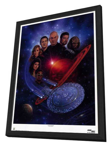 Star Trek: The Next Generation 11 x 17 TV Poster - Style B - in Deluxe Aluminum Frame