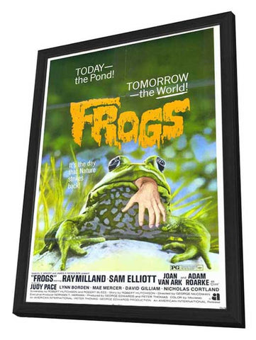 Frogs 11 x 17 Movie Poster - Style A - in Deluxe Aluminum Frame