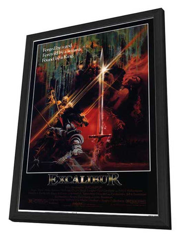 Excalibur 11 x 17 Movie Poster - Style A - in Deluxe Aluminum Frame