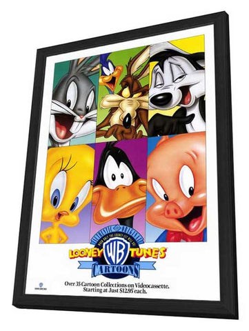 Looney Toons Collection 11 x 17 Movie Poster - Style A - in Deluxe Aluminum Frame