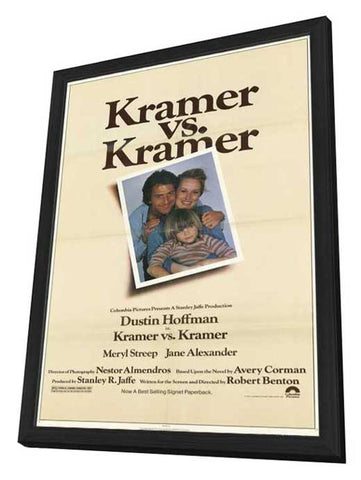 Kramer vs Kramer 11 x 17 Movie Poster - Style A - in Deluxe Aluminum Frame