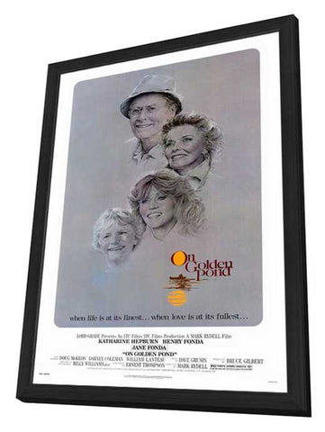 On Golden Pond 11 x 17 Movie Poster - Style A - in Deluxe Aluminum Frame