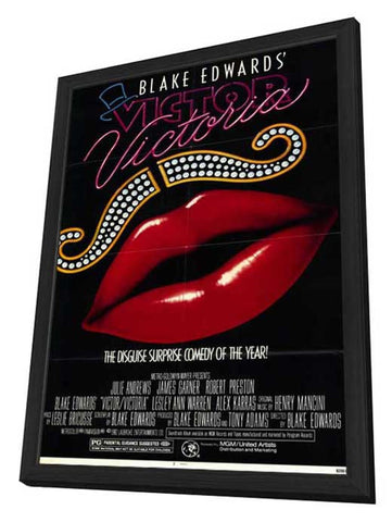Victor/Victoria 11 x 17 Movie Poster - Style A - in Deluxe Aluminum Frame