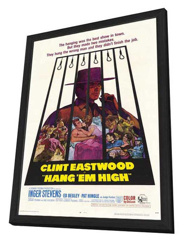 Hang Em High 11 x 17 Movie Poster - Style A - in Deluxe Aluminum Frame