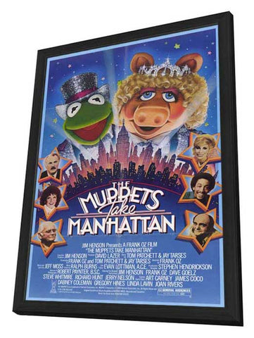 The Muppets Take Manhattan 11 x 17 Movie Poster - Style A - in Deluxe Aluminum Frame