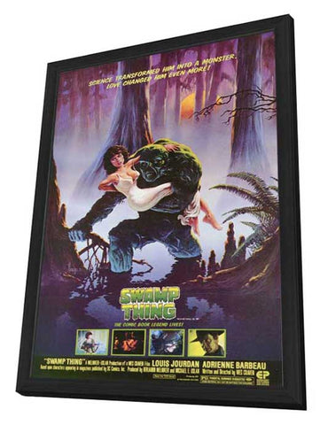 Swamp Thing 11 x 17 Movie Poster - Style A - in Deluxe Aluminum Frame