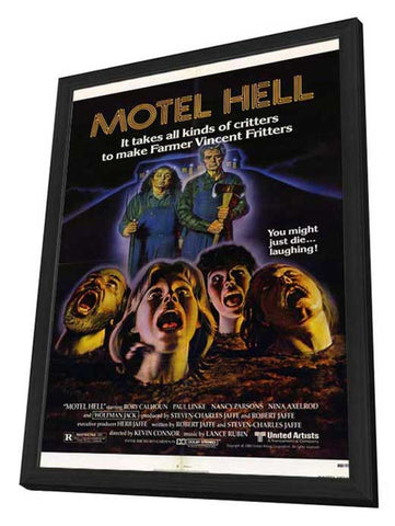 Motel Hell 11 x 17 Movie Poster - Style A - in Deluxe Aluminum Frame