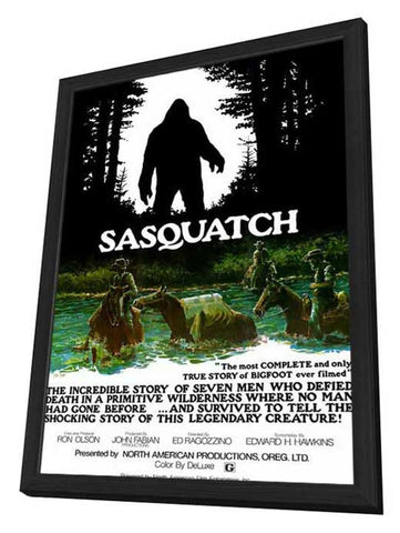Sasquatch, the Legend of Bigfoot 11 x 17 Movie Poster - Style A - in Deluxe Aluminum Frame