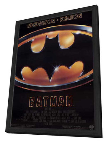 Batman 11 x 17 Movie Poster - Style A - in Deluxe Aluminum Frame