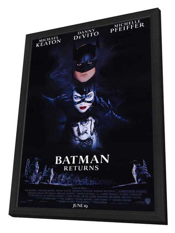 Batman Returns 11 x 17 Movie Poster - Style A - in Deluxe Aluminum Frame