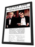 Crimes and Misdemeanors 11 x 17 Movie Poster - Style A - in Deluxe Aluminum Frame