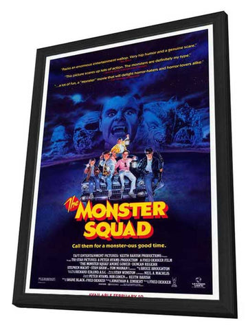 The Monster Squad 11 x 17 Movie Poster - Style A - in Deluxe Aluminum Frame