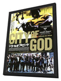 City of God 11 x 17 Poster - Foreign - Style A - in Deluxe Aluminum Frame