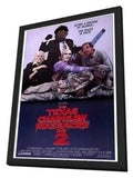 Texas Chainsaw Massacre 2 11 x 17 Movie Poster - Style A - in Deluxe Aluminum Frame