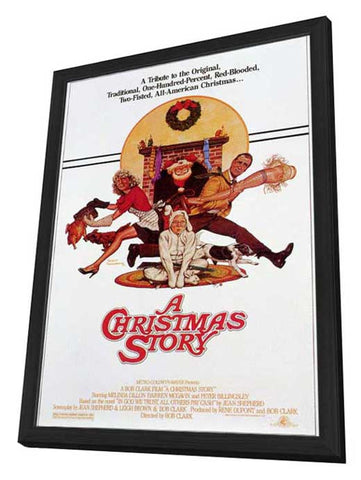 A Christmas Story 11 x 17 Movie Poster - Style B - in Deluxe Aluminum Frame