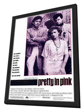 Pretty in Pink 11 x 17 Movie Poster - Style A - in Deluxe Aluminum Frame