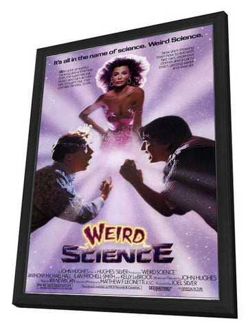 Weird Science 11 x 17 Movie Poster - Style A - in Deluxe Aluminum Frame