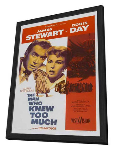 The Man Who Knew Too Much 11 x 17 Movie Poster - Style A - in Deluxe Aluminum Frame