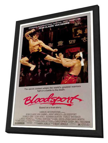 Bloodsport 11 x 17 Movie Poster - Style A - in Deluxe Aluminum Frame
