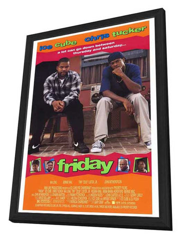 Friday 11 x 17 Movie Poster - Style A - in Deluxe Aluminum Frame