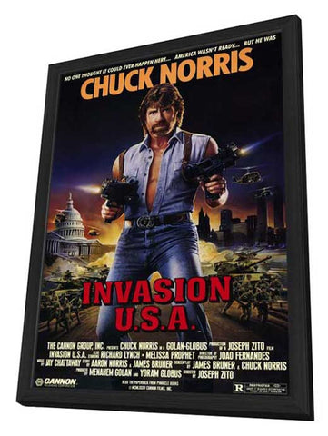 Invasion U.S.A. 11 x 17 Movie Poster - Style A - in Deluxe Aluminum Frame