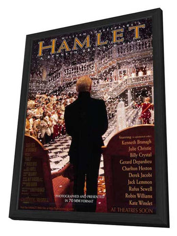 Hamlet 11 x 17 Movie Poster - Style A - in Deluxe Aluminum Frame