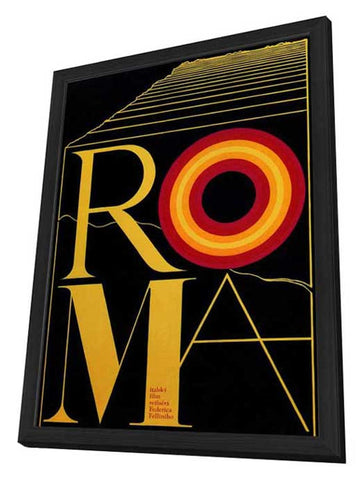 Fellini's Roma 11 x 17 Movie Poster - Style B - in Deluxe Aluminum Frame