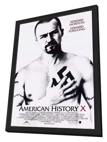 American History X 11 x 17 Movie Poster - Style A - in Deluxe Aluminum Frame