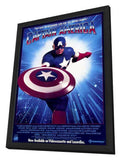 Captain America 11 x 17 Movie Poster - Style B - in Deluxe Aluminum Frame