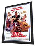 The Man With the Golden Gun 11 x 17 Movie Poster - Style B - in Deluxe Aluminum Frame