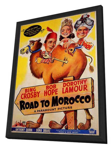 Road to Morocco 11 x 17 Movie Poster - Style A - in Deluxe Aluminum Frame
