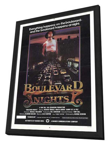 Boulevard Nights 11 x 17 Movie Poster - Style A - in Deluxe Aluminum Frame