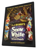 Snow White and the Seven Dwarfs 11 x 17 Movie Poster - Style AA - in Deluxe Aluminum Frame