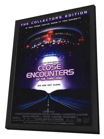Close Encounters of the Third Kind 11 x 17 Movie Poster - Style C - in Deluxe Aluminum Frame