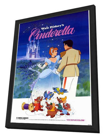 Cinderella 11 x 17 Movie Poster - Style A - in Deluxe Aluminum Frame