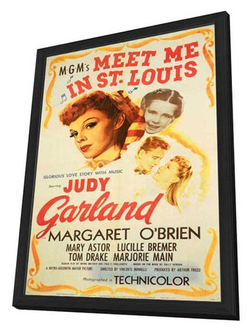 Meet Me in St. Louis 11 x 17 Movie Poster - Style B - in Deluxe Aluminum Frame