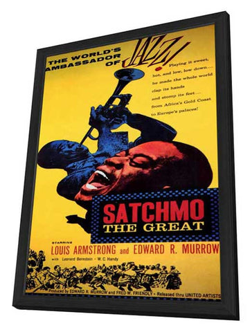 Satchmo the Great 11 x 17 Movie Poster - Style A - in Deluxe Aluminum Frame