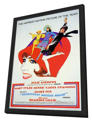 Thoroughly Modern Millie 11 x 17 Movie Poster - Style B - in Deluxe Aluminum Frame