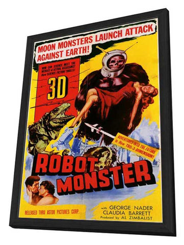 Robot Monster 11 x 17 Movie Poster - Style A - in Deluxe Aluminum Frame