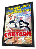 Tom and Jerry in the HollyAluminum Bowl 11 x 17 Movie Poster - Style A - in Deluxe Aluminum Frame