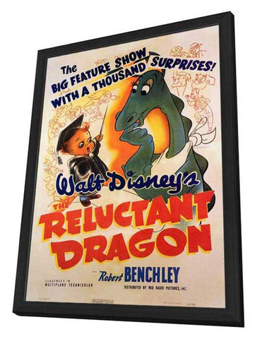 Reluctant Dragon 11 x 17 Movie Poster - Style A - in Deluxe Aluminum Frame