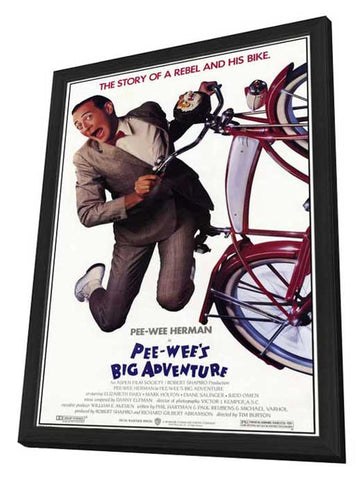 Pee wee's Big Adventure 11 x 17 Movie Poster - Style A - in Deluxe Aluminum Frame