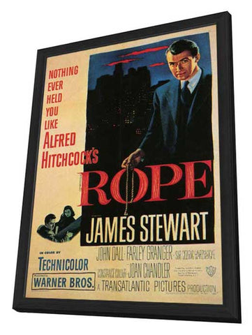 Rope 11 x 17 Movie Poster - Style C - in Deluxe Aluminum Frame