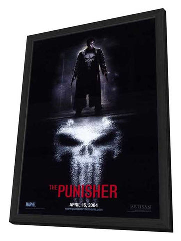 The Punisher 11 x 17 Movie Poster - Style A - in Deluxe Aluminum Frame