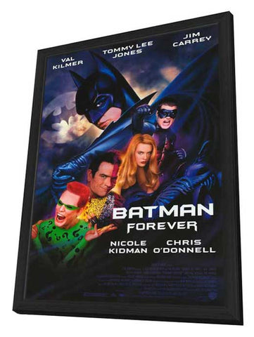 Batman Forever 11 x 17 Movie Poster - Style A - in Deluxe Aluminum Frame